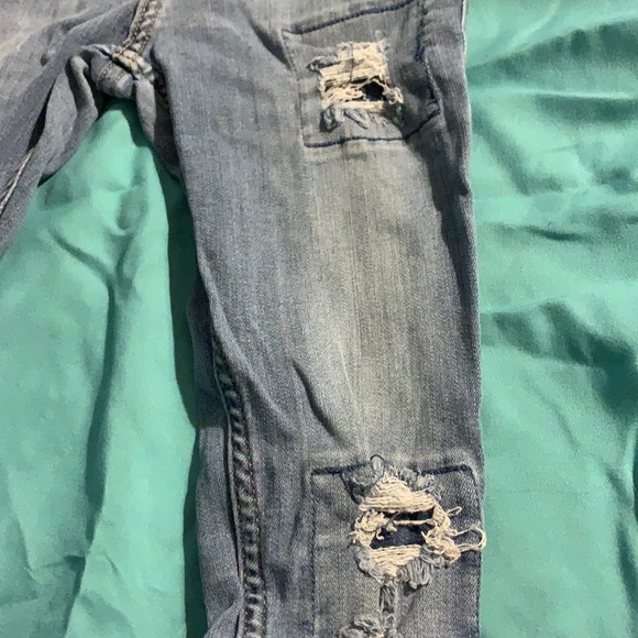 High rise crop Jean leggings - Picture 5 of 6